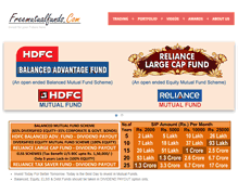 Tablet Screenshot of freemutualfunds.com